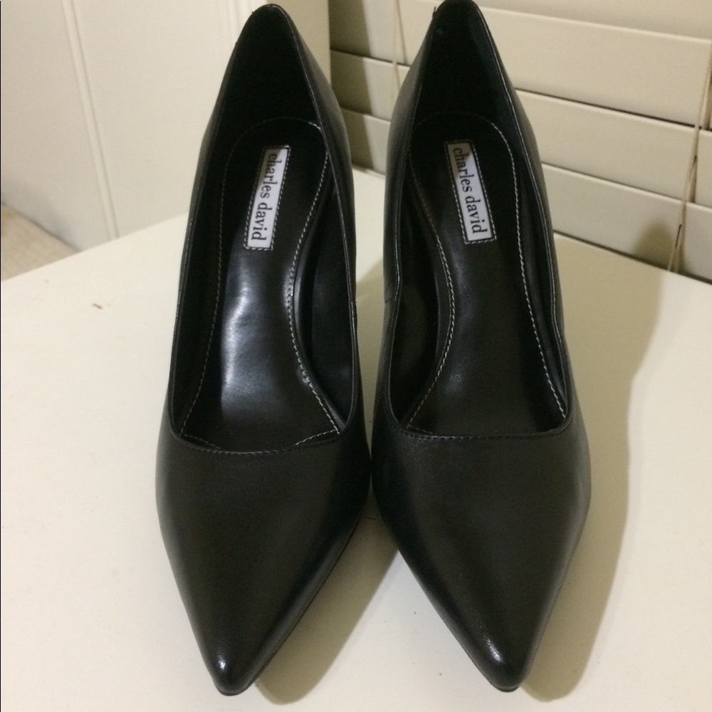 💃Leather heels💃